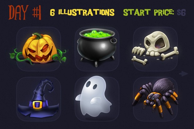 Qliwon: Halloween Iconic Set (Completed Version)