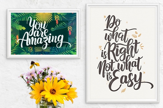 Nafasyah - Handbrushed Font Duo