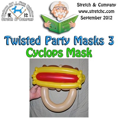 X-Men Cyclops Mask from Twisted Party Masks 3 by Stretch the Balloon Dude