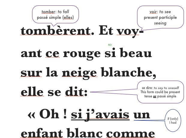 PDF version: Blanche Neige, Snow White, Lingo Classics