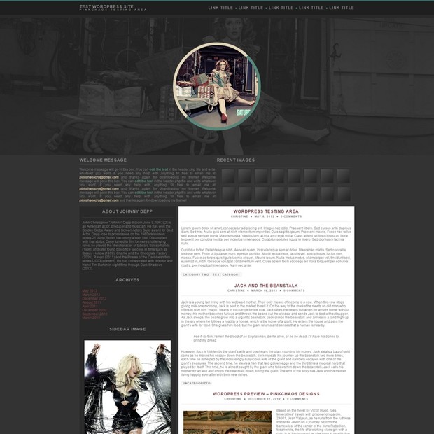 Circle Wordpress Theme
