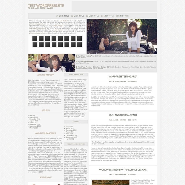 Radioactive Wordpress Theme