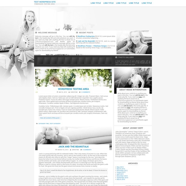 Soft Classic Wordpress Theme