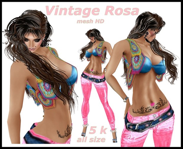 FILE VINTAGE ROSA