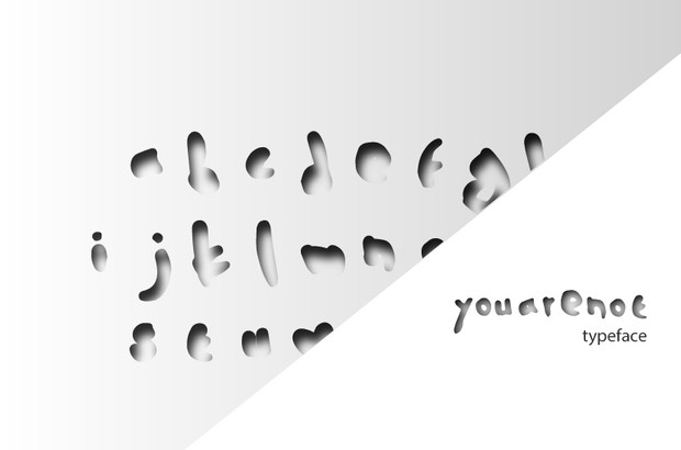 youarenot - free typeface.
