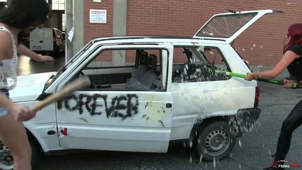 216 : Miss Melanie and Miss Black Mamba - bye bye Fiat Panda !!