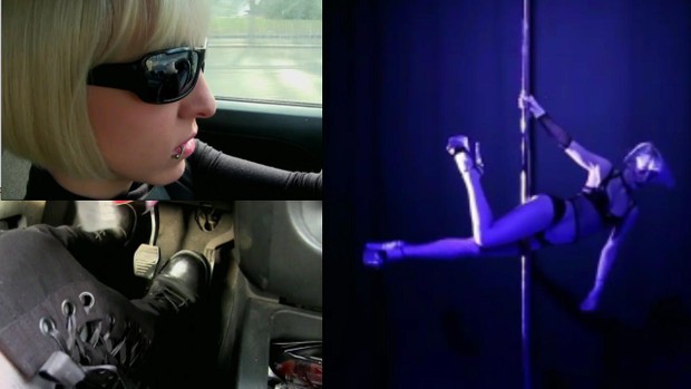 259 : Miss BlackJess driving to the Exotic Pole Dance Contest 2016