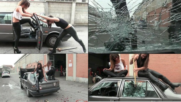 189 : Miss Iris and Miss Black Mamba destroy the Lancia Prisma