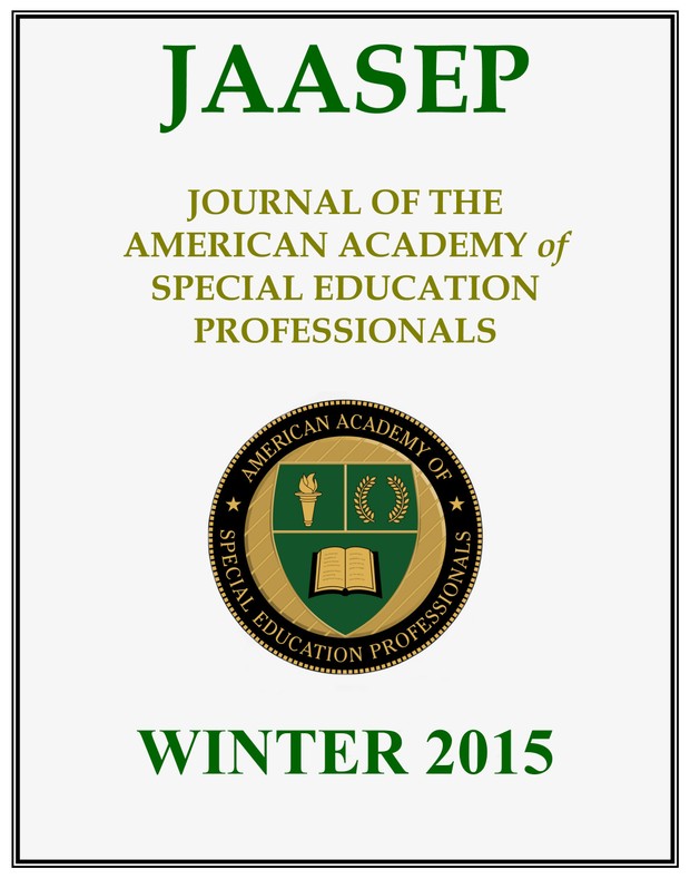 JAASEP - WINTER 2015