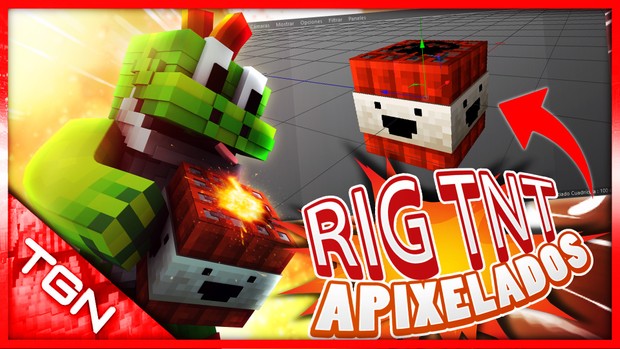 Rig TNT Apixelados Cinema4D By:GamerJuanAec