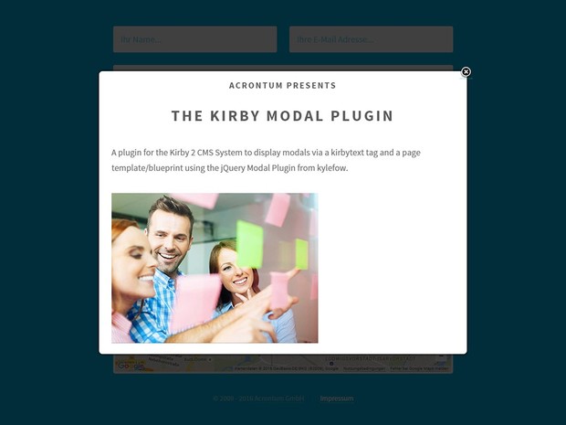 Kirby Plugins - Modal