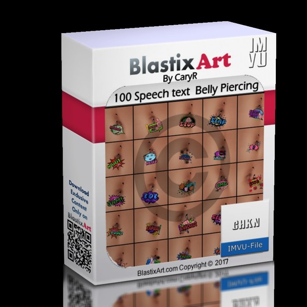 100 Speech Comic Text Belly piercing