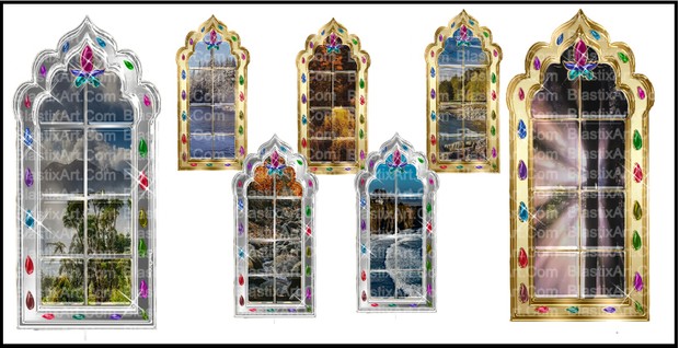 INDIAN PEARL WINDOW VIEW COLLECTION BY CARYR