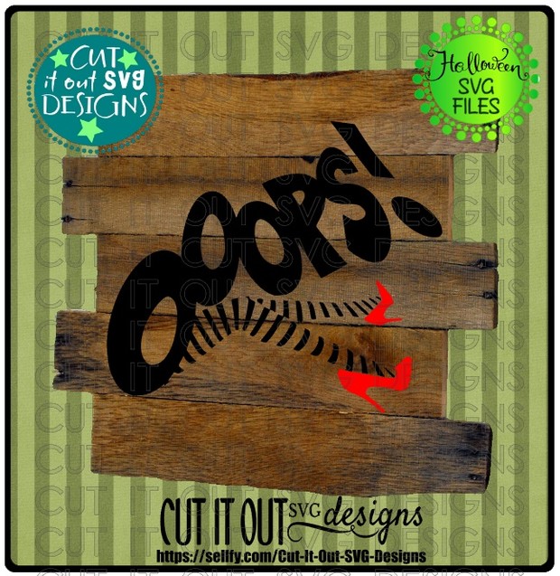 Witches Legs under Ooops - SVG Cutting File for vinyl, T-shirts, wood signs , coffee cups, mugs