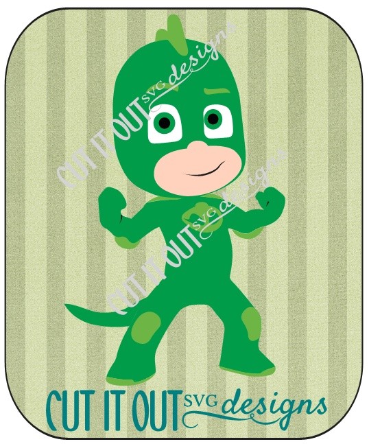 PJ Masks Character Gekko (Greg) SVG