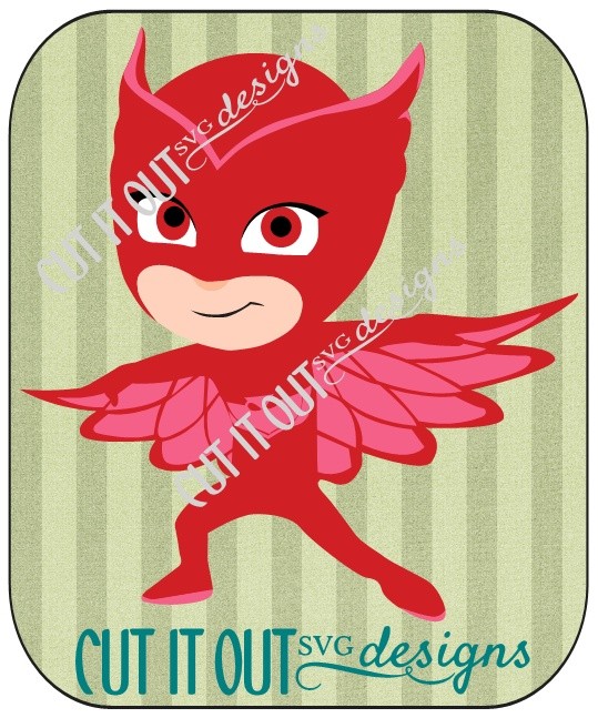 PJ Masks Characters Owlette (Amaya) SVG