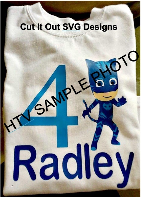PJ Masks Character Catboy (Connor) SVG or Studio File