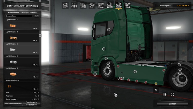 Scania New Gen (SCS): Carénages Lisses