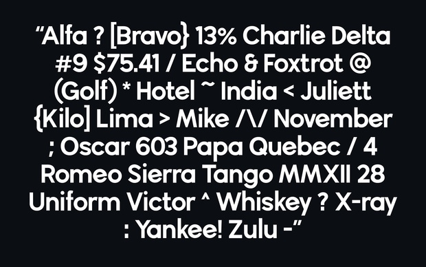 Wavehaus Sans Typeface