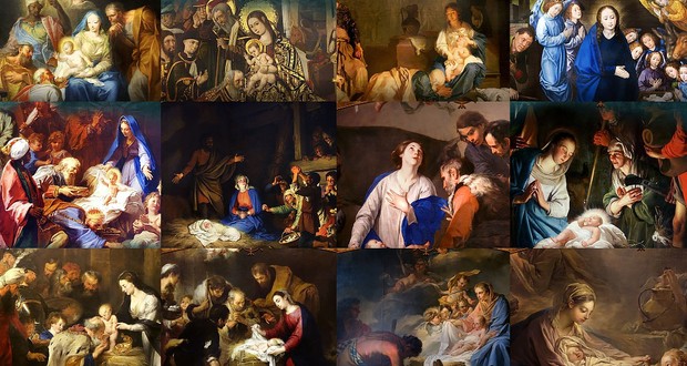 18 Gorgeous Classical Paintings - HD Christmas Wallpapers