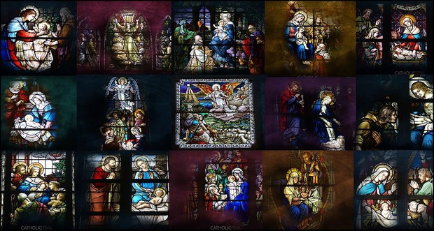 17 Stunning Stained-Glass Windows - HD Christmas Wallpapers