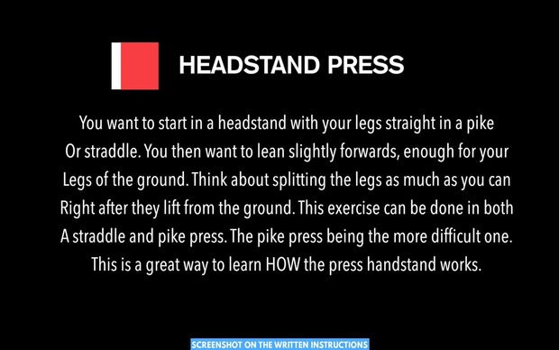 Master the Press to handstand