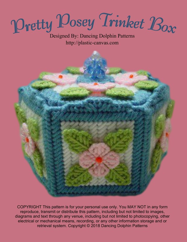 094 - Pretty Posey Trinket Box