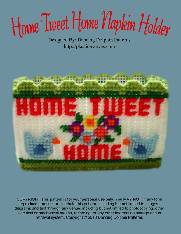 221 - Home Tweet Home Napkin Holder