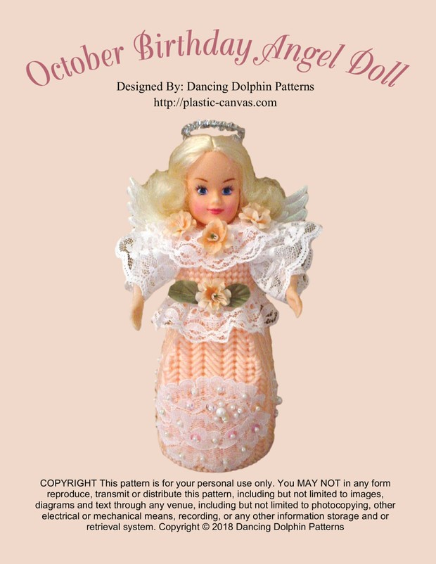 462 - October Birthday Angel Doll