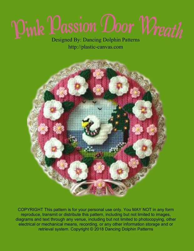 087 - Pink Passion Door Wreath