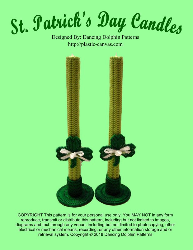 300 - St. Patrick's Day Candles
