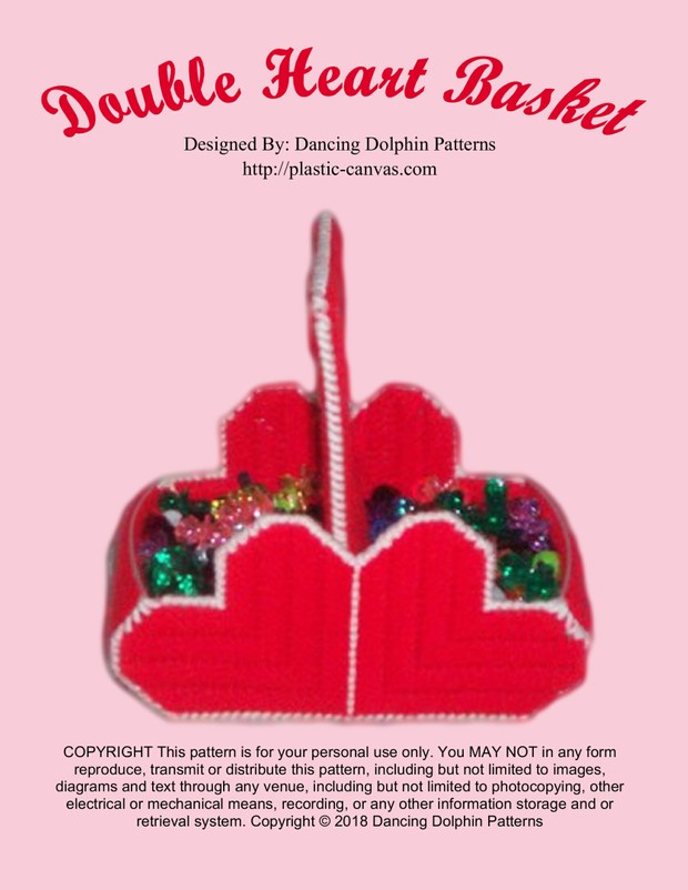 505 - Double Heart Basket