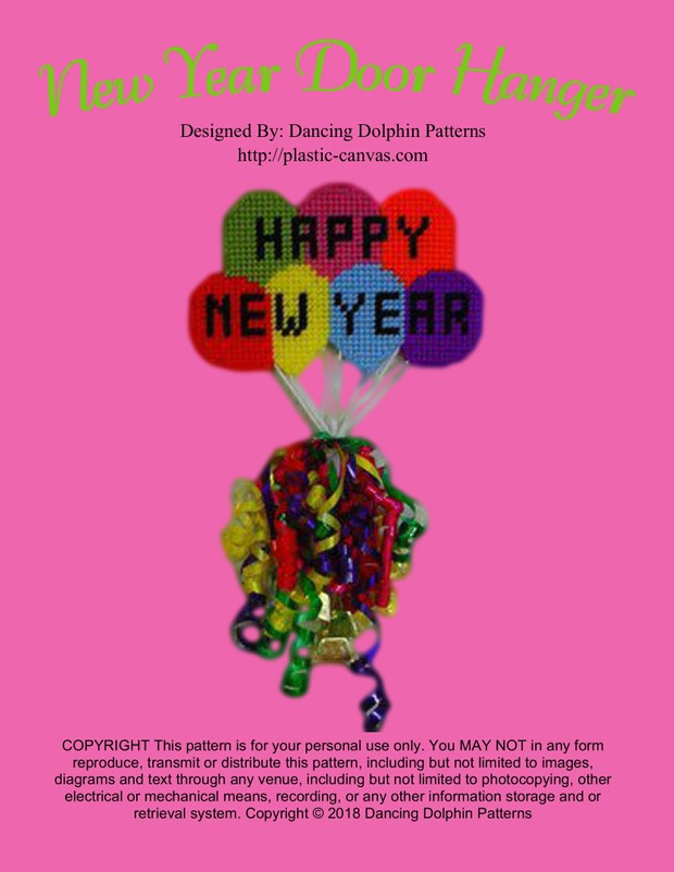 283 - New Year Door Hanger