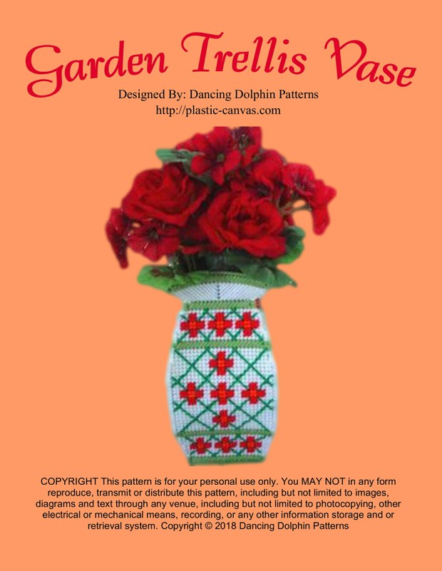 362 - Garden Trellis Vase