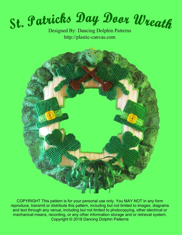 035 - St. Patricks Day Door Wreath