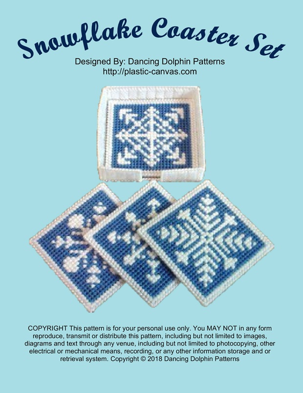 290 - Snowflake Coaster Set