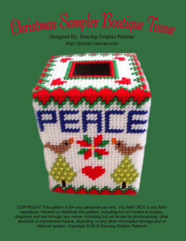 266 - Christmas Sampler Boutique Tissue