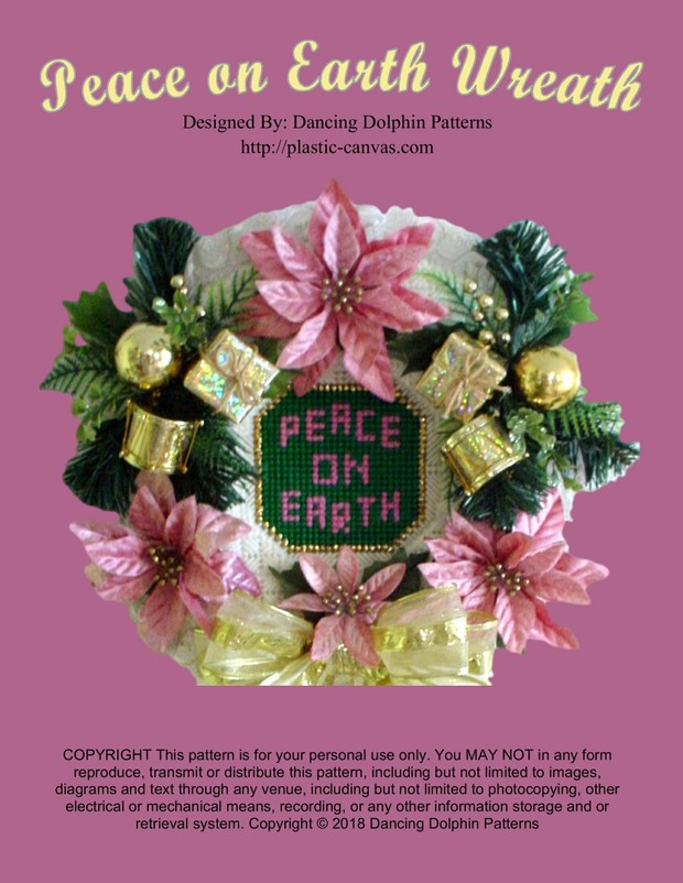 421 - Peace on Earth Wreath