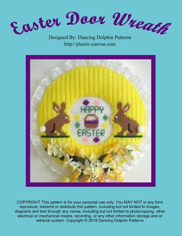 432 - Easter Door Wreath
