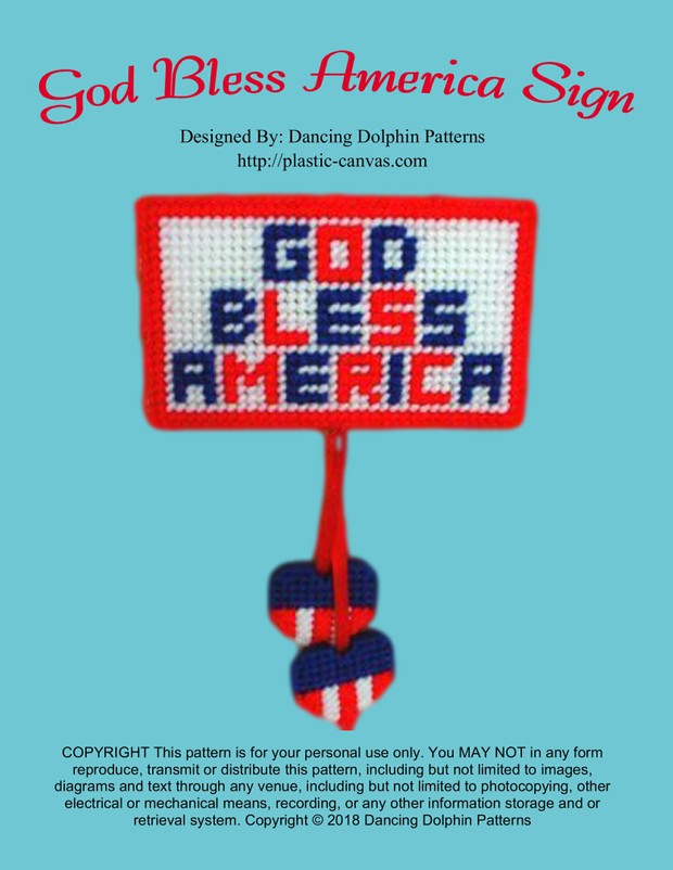 284 - God Bless America Sign