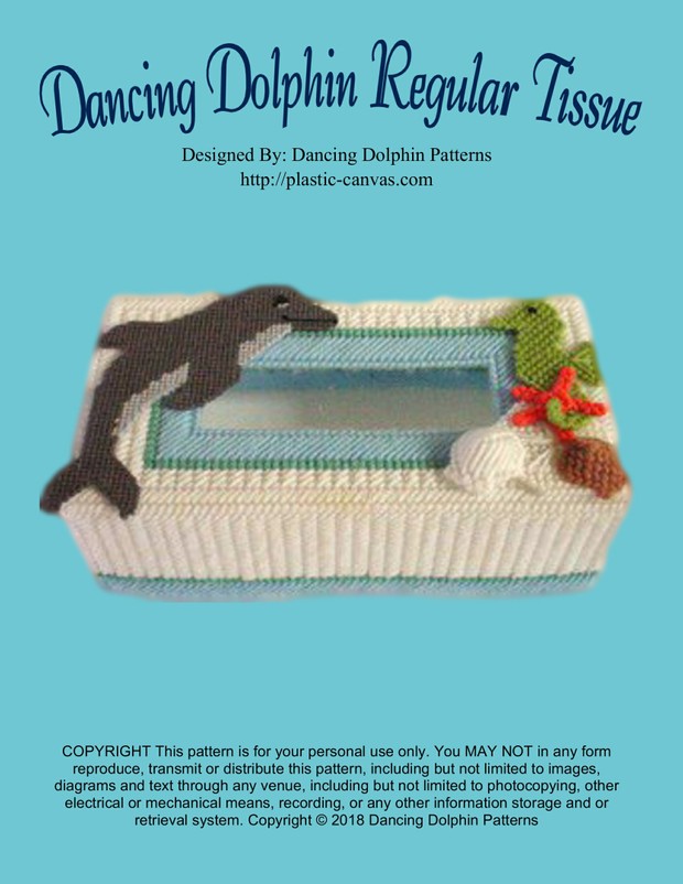 003 - Dancing Dolphin Regular Tissue Box