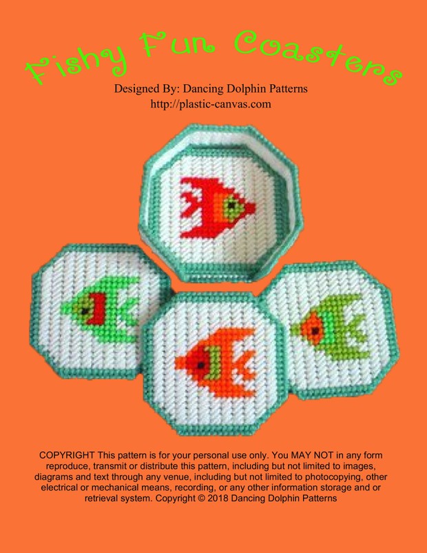 196 - Fishy Fun Coasters