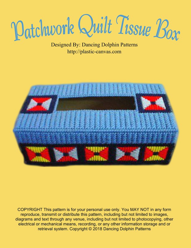 239 - Patchwork Quilt Regular Tissue Box