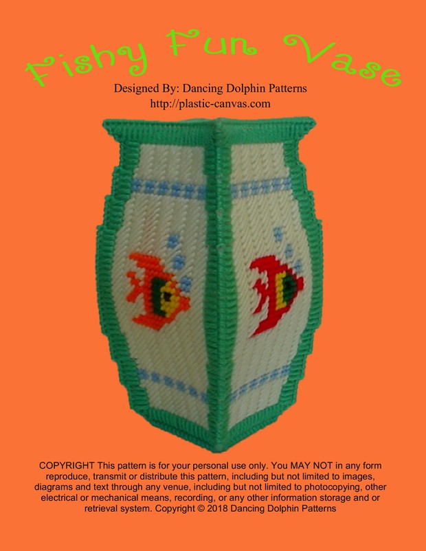 485 - Fishy Fun Vase