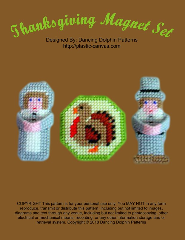 340 - Thanksgiving Magnet Set
