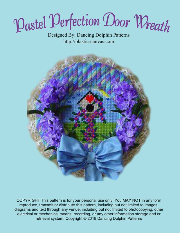 110 - Pastel Perfection Door Wreath