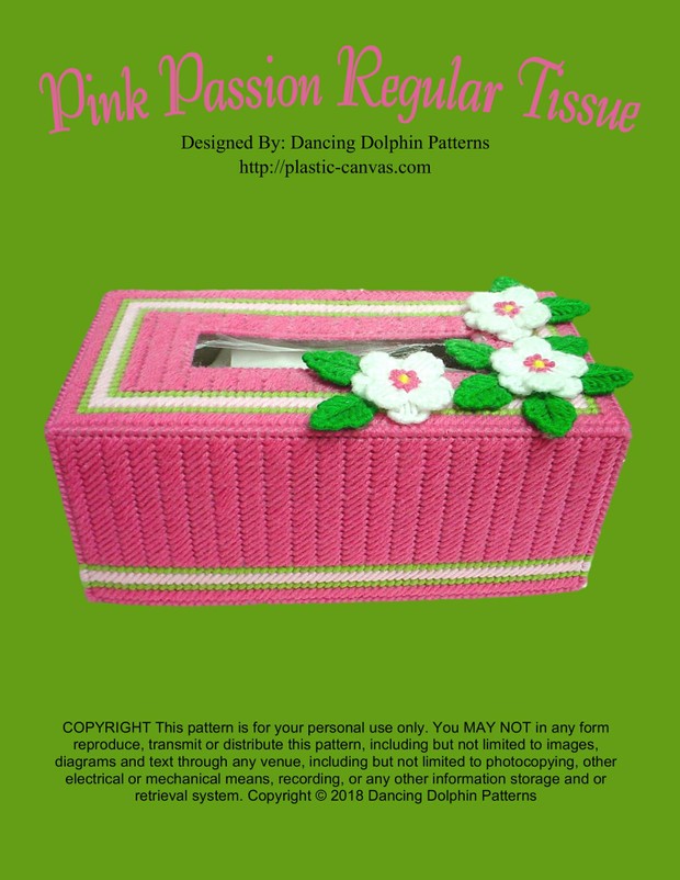 096 - Pink Passion Regular Tissue Box