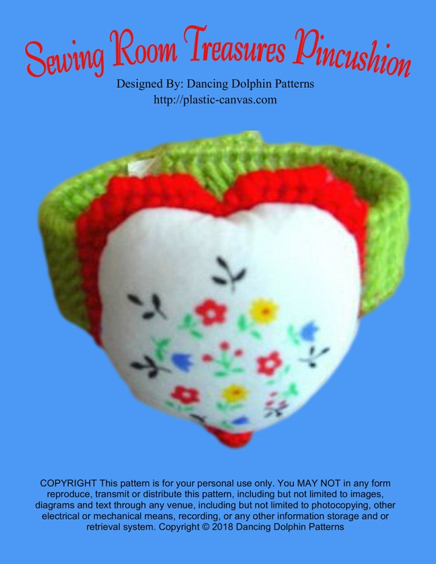 183 - Sewing Room Treasures Pincushion