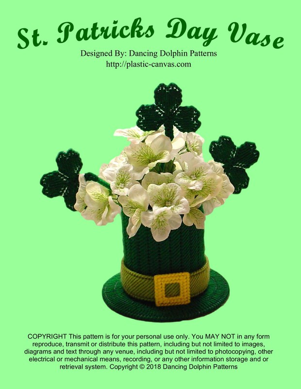 299 - St. Patricks Day Vase