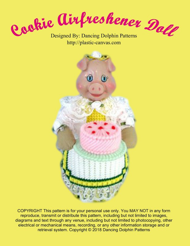 436 - Cookie Airfreshener Doll
